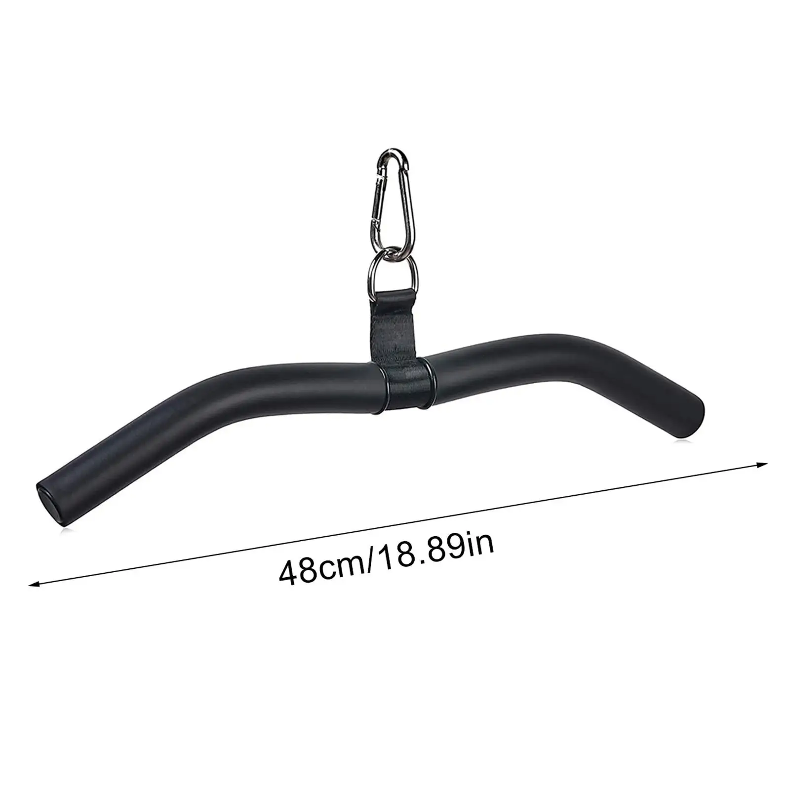 Black Fitness Straight Bar for Home Gym Training 7 Black Fitness Straight Bar for Home Gym Training - Image 7