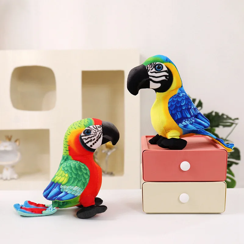 Vibrant 25cm Plush Parrot for Decor or Collecting 3 Vibrant 25cm Plush Parrot for Decor or Collecting - Image 3