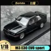 Solido model diecast model 1/18 M3 E30 EVO sport Alloy Model Car static display holiday gift