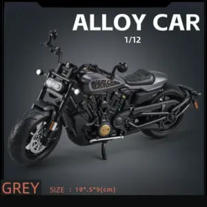 Miniature Alloy Motorcycle Model by MAKEDA 19 Sc06cd495137348ecabcc716f84c50259s