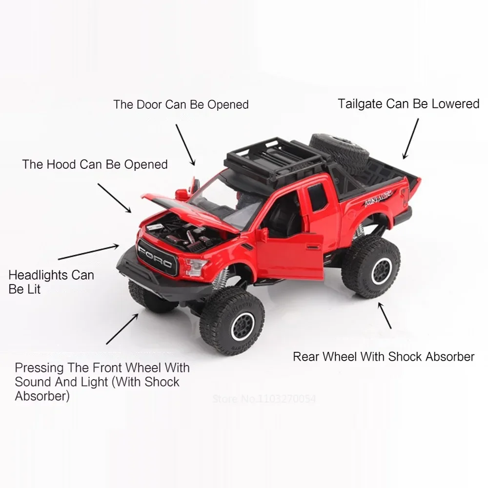 Vibrant 1/32 Scale Diecast F150 Pickup Model 6 Vibrant 1/32 Scale Diecast F150 Pickup Model - Image 6