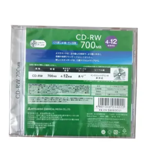 Set of 5 700MB CD-RW Discs 4X-12X Rewritable 3 Sc243ae78b44843079cf5620a5e8e21c81