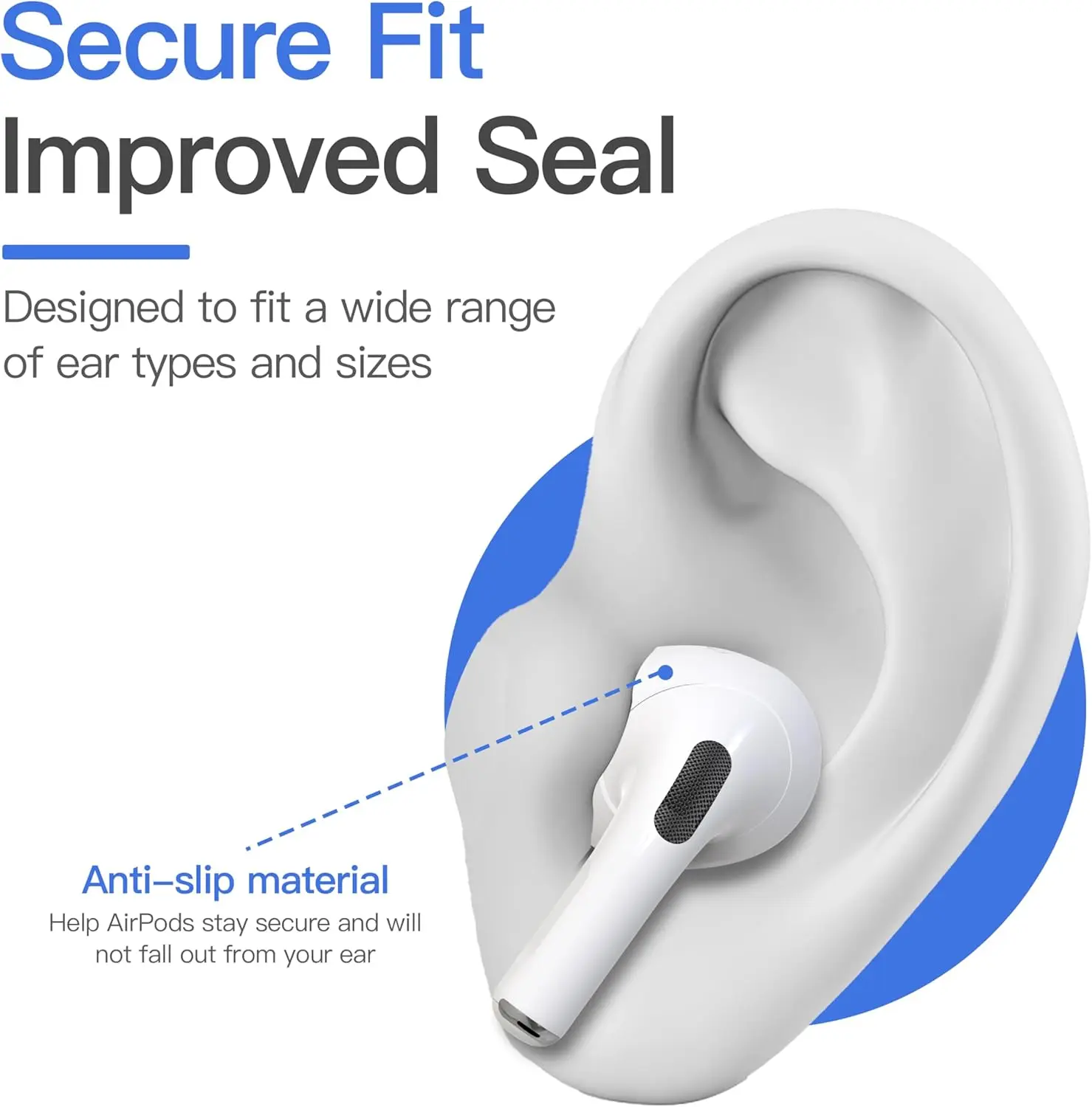 Silicone Ear Tips for AirPods Pro 3rd Gen 4 Silicone Ear Tips for AirPods Pro 3rd Gen - Image 4