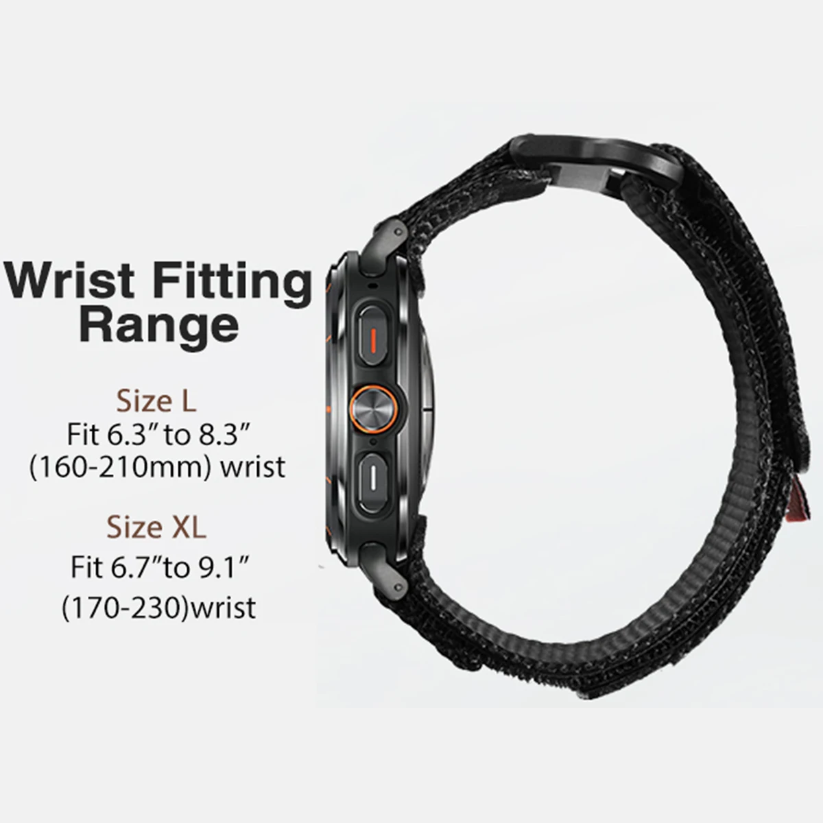 Nylon Sport Strap for Samsung Galaxy Watch 8 2 Nylon Sport Strap for Samsung Galaxy Watch 8 - Image 2