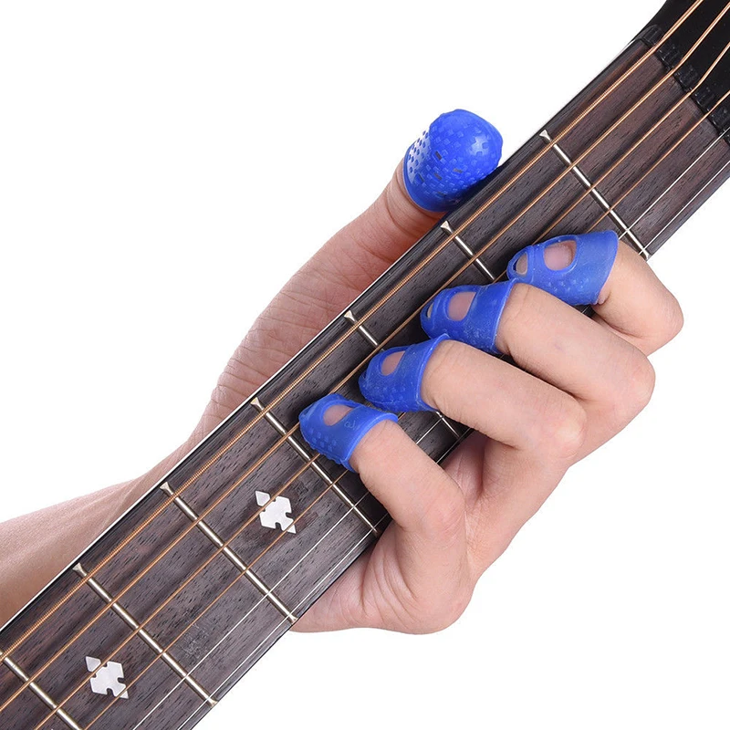 Silicone Guitar Fingerstalls Set for Enhanced Play 5 Silicone Guitar Fingerstalls Set for Enhanced Play - Image 5