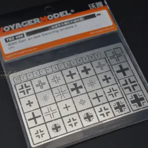 WWII German Tank Stencil Template 1:35 Scale