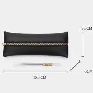 Elegant Light Gray PU Pencil Case for 16 Pens 12 Sc5d5d4f99a7149d395f24018c19e7201j