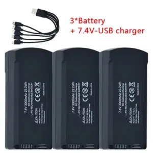 V198 PRO MAX Drone Battery Set 7.4V 3000mAh 18 Sc646f5df0dca4d64b158a16e81b611e9F
