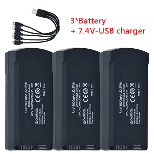 V198 PRO MAX Drone Battery Set 7.4V 3000mAh 9 V198 PRO MAX Drone Battery Set 7.4V 3000mAh - Image 9