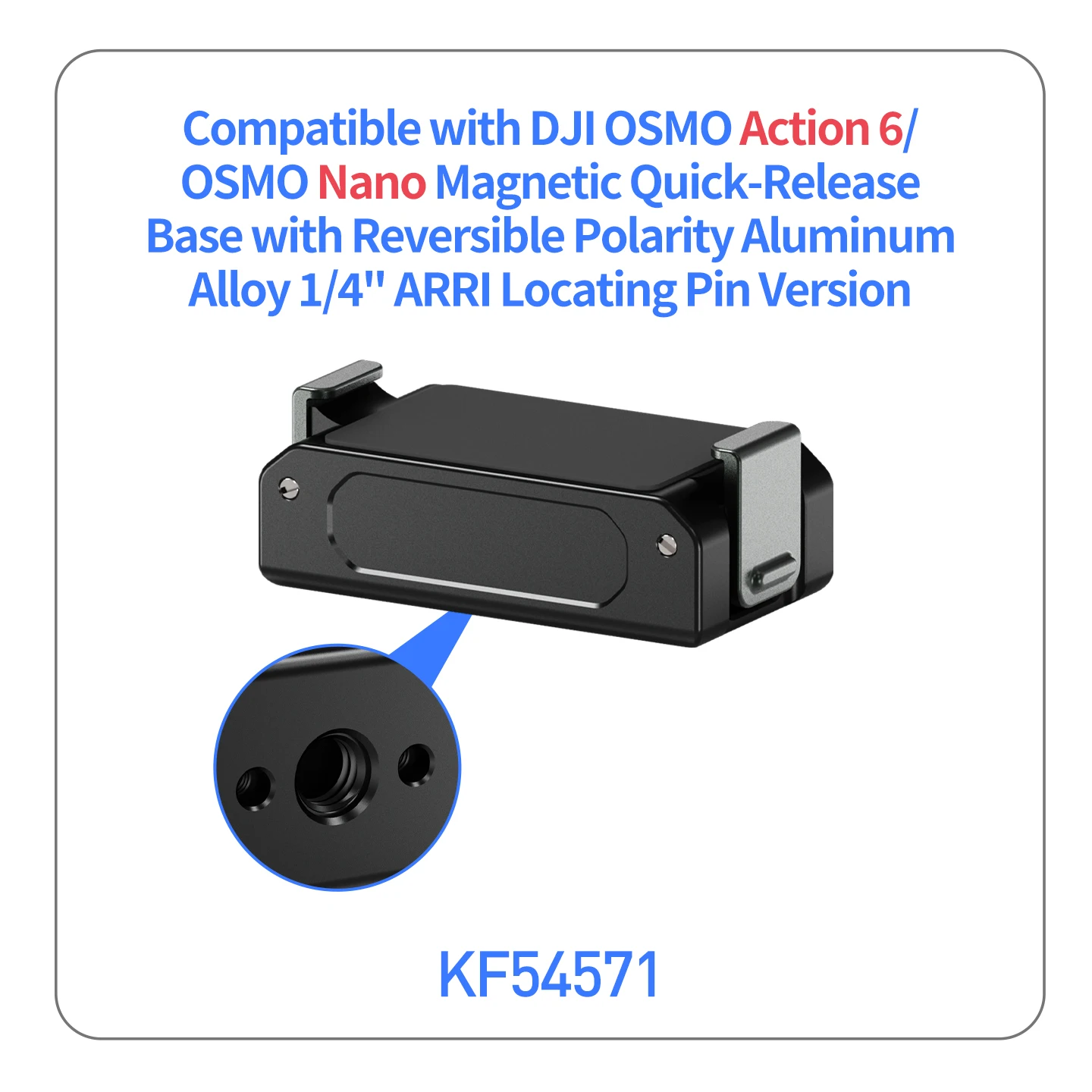 Magnetic Mount for DJI Action 6 & Osmo Nano 10 Magnetic Mount for DJI Action 6 & Osmo Nano - Image 10