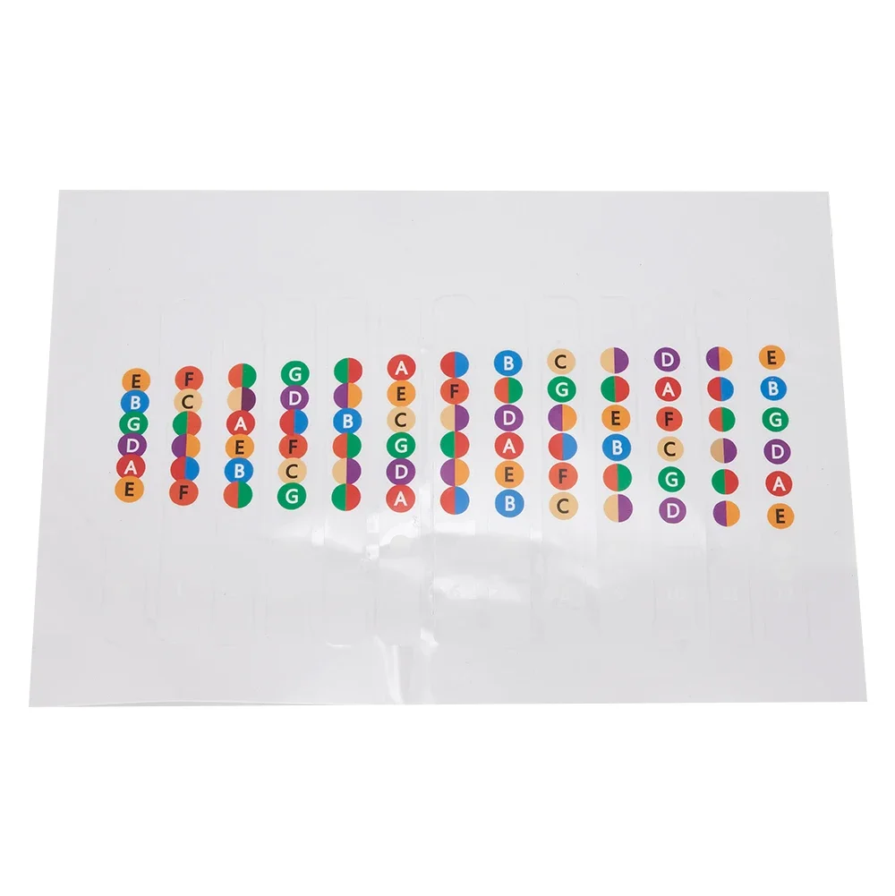 Colorful Guitar Fretboard Sticker Set 3 Colorful Guitar Fretboard Sticker Set - Image 3