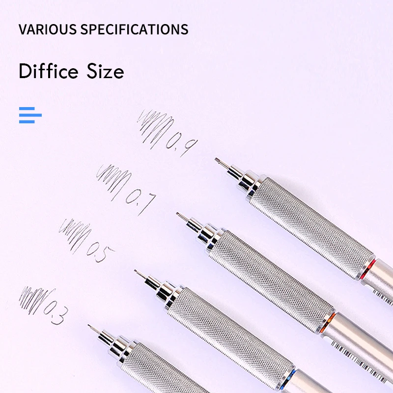 Metal Adjustable Mechanical Pencil 0.3-0.9mm 2 Metal Adjustable Mechanical Pencil 0.3-0.9mm - Image 2