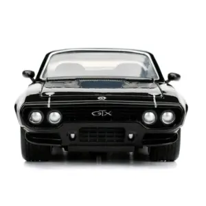 Black Dodge Plymouth GTX Diecast Model 1:24 Scale 8 Sc81cd4f8a6b34072be09631df88085307