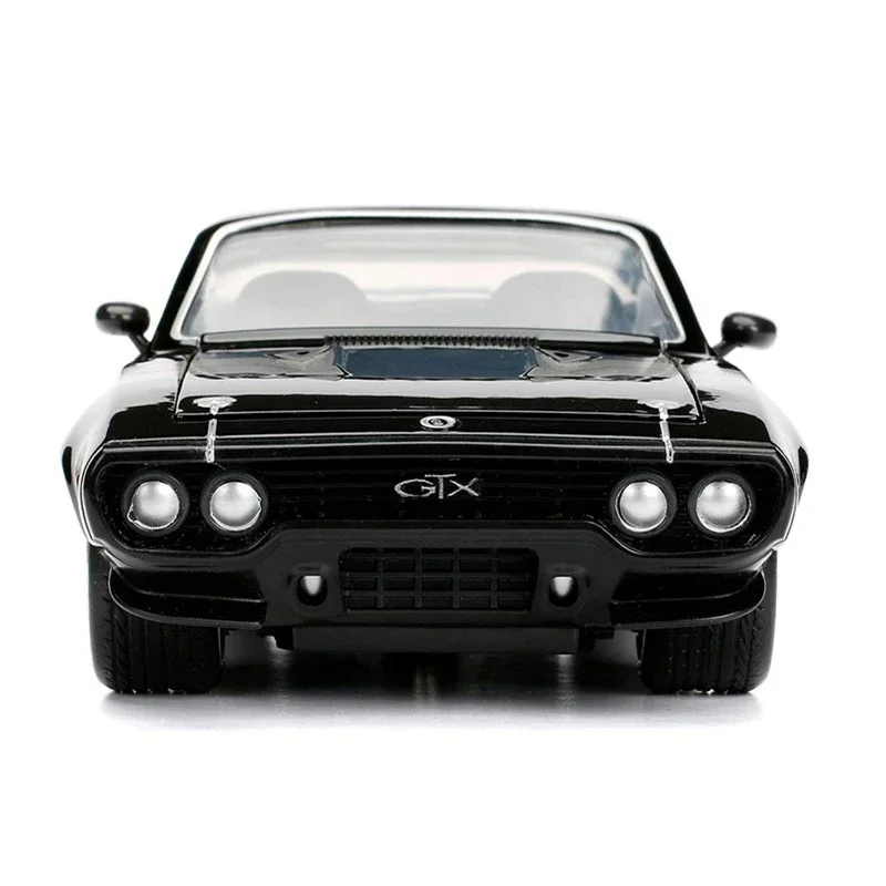 Black Dodge Plymouth GTX Diecast Model 1:24 Scale 4 Black Dodge Plymouth GTX Diecast Model 1:24 Scale - Image 4
