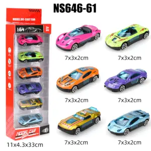 Futuristic Alloy Car Set for Collectors and Kids