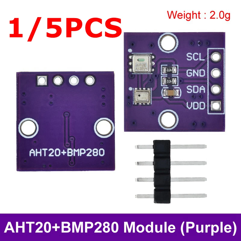 High-Precision AHT20+BMP280 Sensor Module Set 2 High-Precision AHT20+BMP280 Sensor Module Set - Image 2