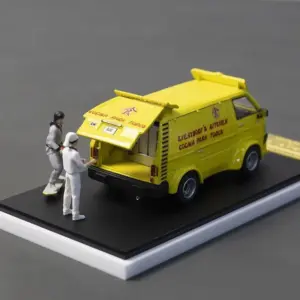 Vibrant Yellow Food Truck Miniature Model 9 Sc9b49c4115a447ab92015b6660ab9fa3u