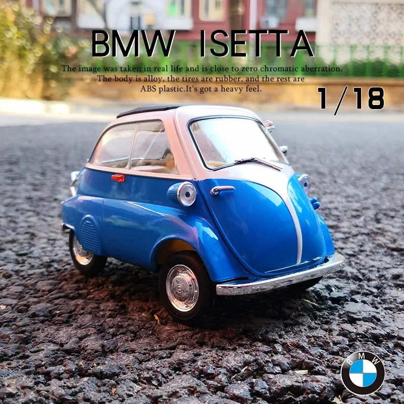 WELLY 1:18 BMW Isetta Alloy Car Model 3 WELLY 1:18 BMW Isetta Alloy Car Model - Image 3