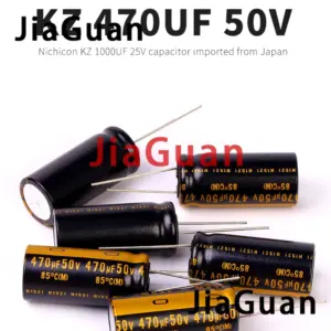 Six Nichicon Muse KZ 470μF 50V Audio Capacitors