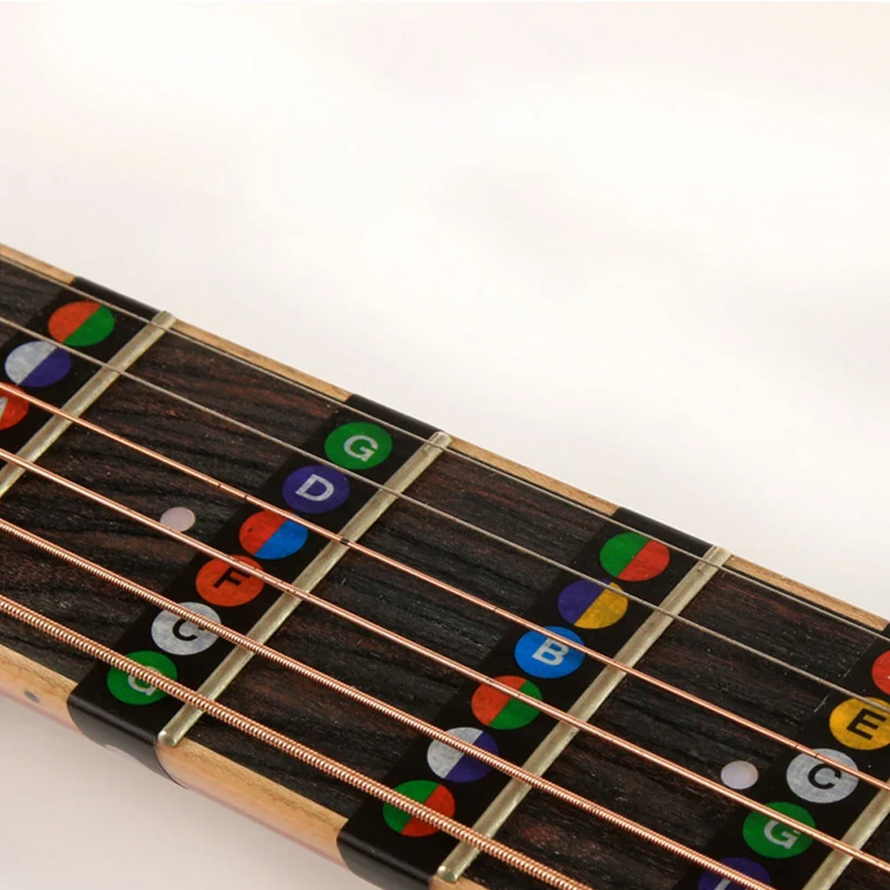 Colorful Guitar Fretboard Sticker Set 2 Colorful Guitar Fretboard Sticker Set - Image 2