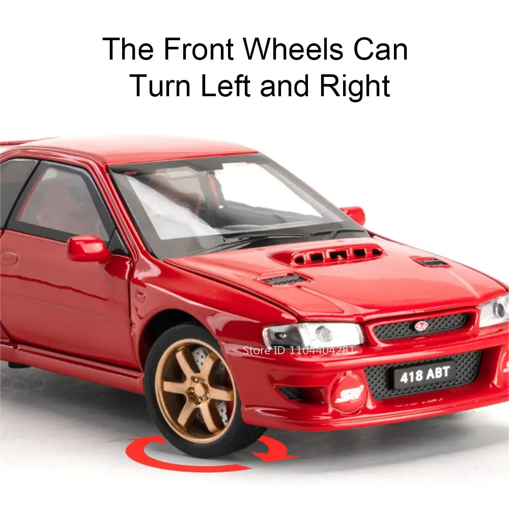 1:32 Scale Subaru Impreza Diecast Model 2 1:32 Scale Subaru Impreza Diecast Model - Image 2