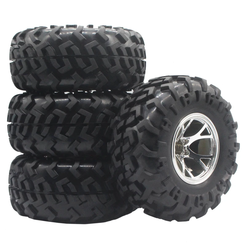 RC Monster Truck Tires & Rims Set 4pcs 3 RC Monster Truck Tires & Rims Set 4pcs - Image 3