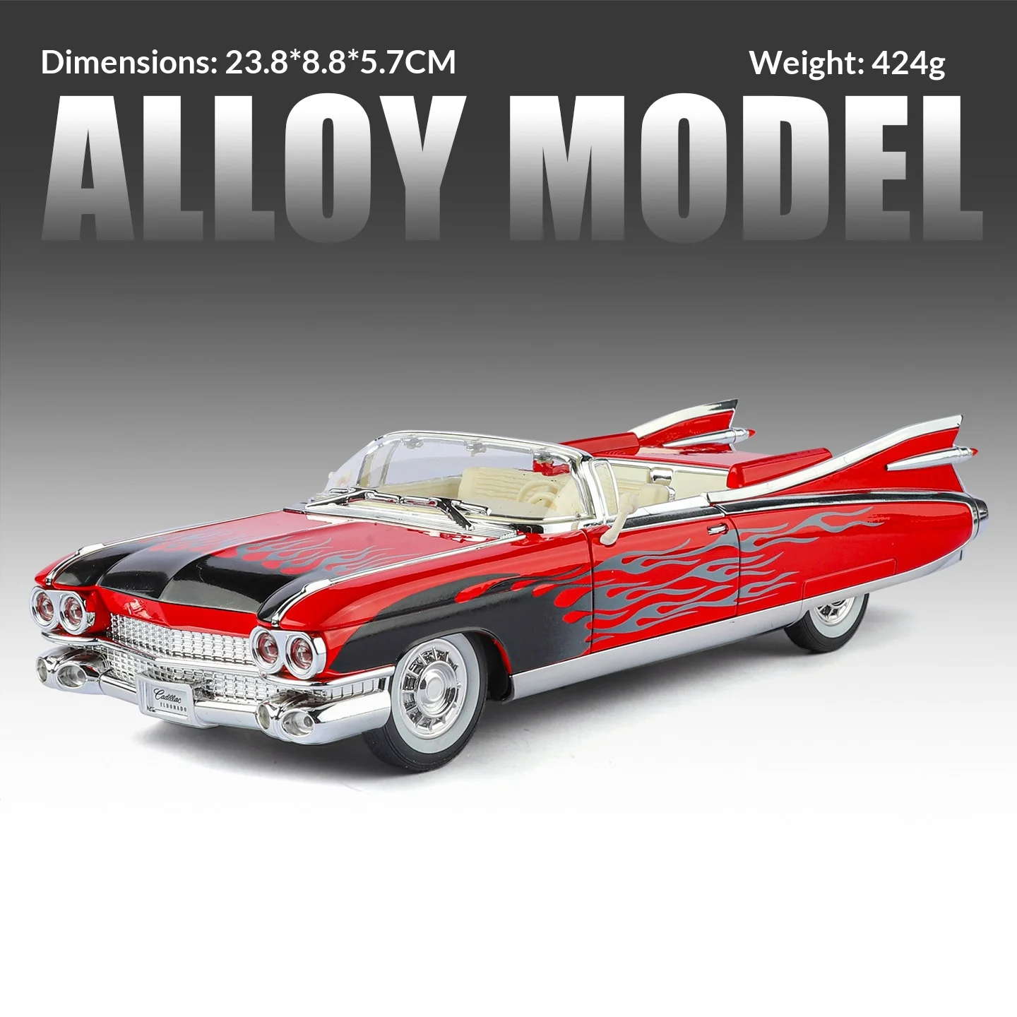 1/24 Scale Vintage Cadillac Alloy Car Model 8 1/24 Scale Vintage Cadillac Alloy Car Model - Image 8