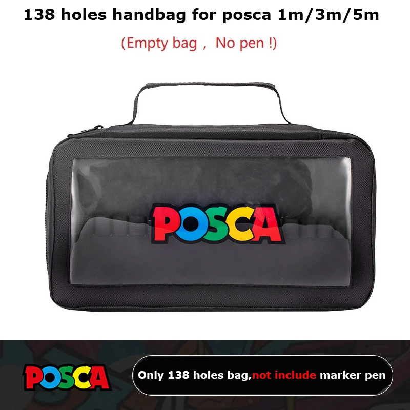 POSCA Marker Storage Bag with 138 Holes 8 POSCA Marker Storage Bag with 138 Holes - Image 8