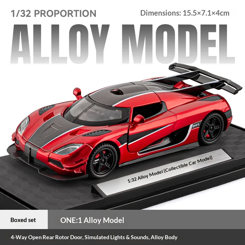 1:32 Koenigsegg One:1 Diecast Model Car 9 1:32 Koenigsegg One:1 Diecast Model Car - Image 9