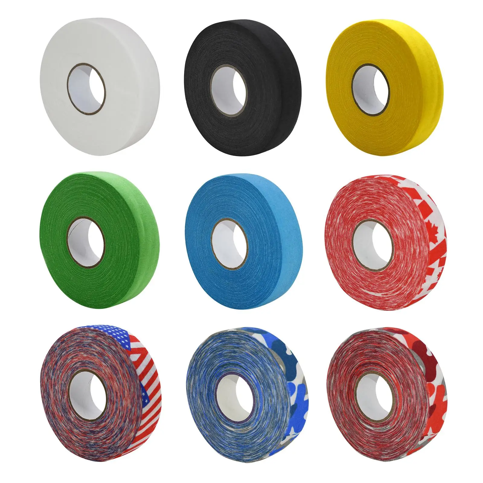 Colorful Hockey Cloth Tape for Sports Gear 2 Colorful Hockey Cloth Tape for Sports Gear - Image 2
