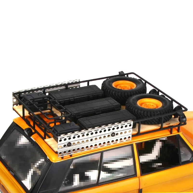 RC 1/10 Scale Metal Roof Luggage Rack for Off-Road Vehicles 4 RC 1/10 Scale Metal Roof Luggage Rack for Off-Road Vehicles - Image 4