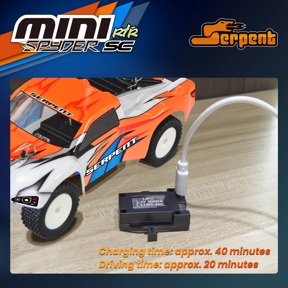 1/24 Serpent Mini RC Car for Adults 3 1/24 Serpent Mini RC Car for Adults - Image 3