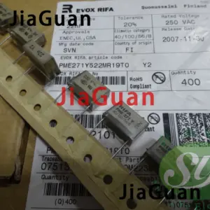 KEMET RIFA PME271Y522MR 0.022μF 250VAC Capacitors Set