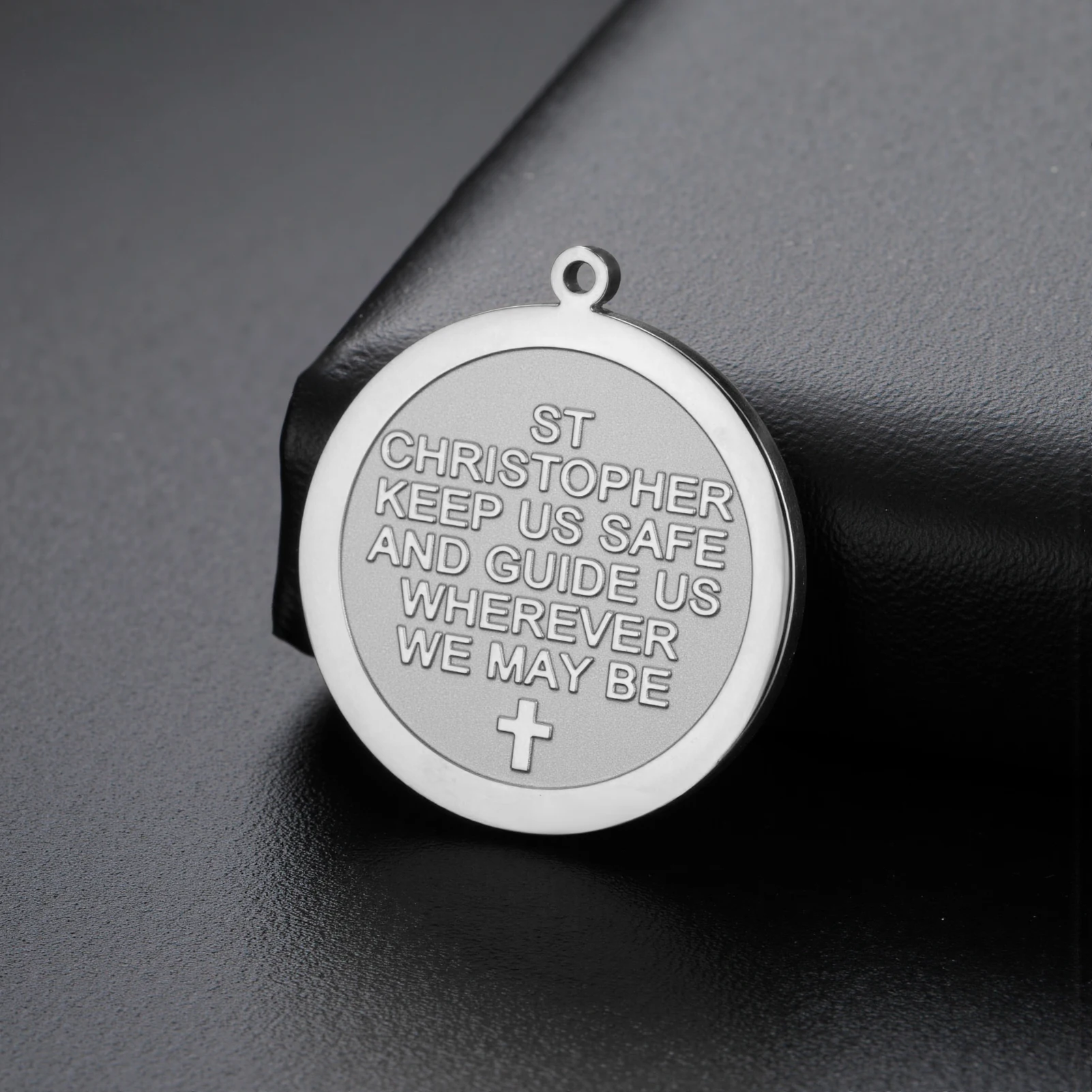 Stainless Steel Saint Christopher Pendant 20x20mm 3 Stainless Steel Saint Christopher Pendant 20x20mm - Image 3