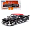 Jada 1:24 Scale 1957 Vintage Bel Air Muscle Car Alloy Metal Car Model Static Collection Decorated Holiday Gifts Toys