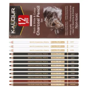 KALOUR Carbon Pencil Set - 6 or 12 Pieces 9 Sd2003f08a24c456b9a4dfaf85e81afe92