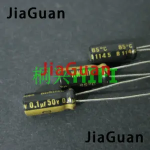 Electrolytic Capacitors Set 0.1µF 50V 5x11mm