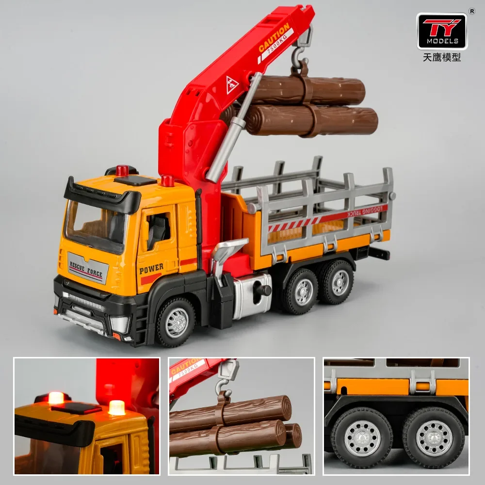 1:32 Alloy Logging Crane Toy for Collectors 8 1:32 Alloy Logging Crane Toy for Collectors - Image 8