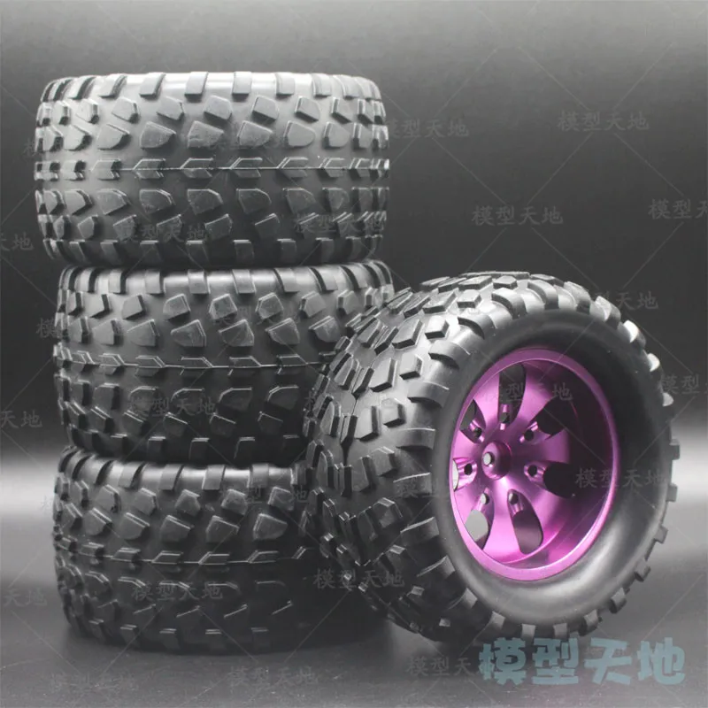 RC Alloy Wheels Set for 1:10 Scale Vehicles 4 RC Alloy Wheels Set for 1:10 Scale Vehicles - Image 4