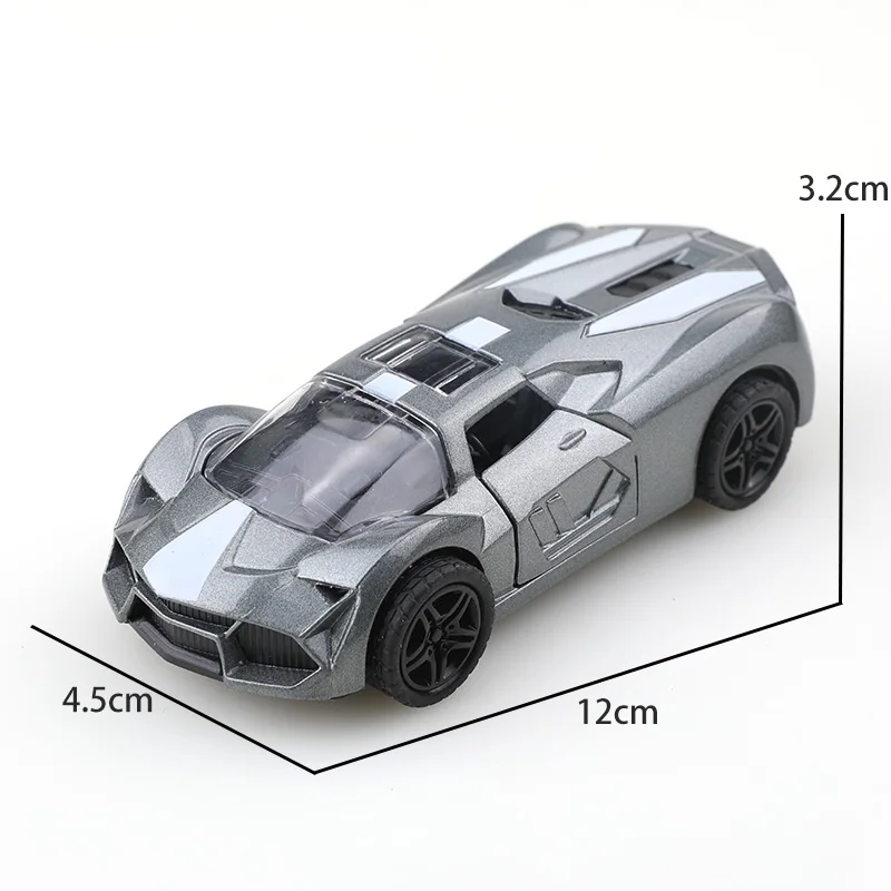 1:36 Scale Diecast Race Car in Green or Grey 7 1:36 Scale Diecast Race Car in Green or Grey - Image 7