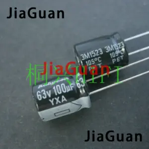 Rubycon YXA 100µF 63V Aluminum Electrolytic Capacitors