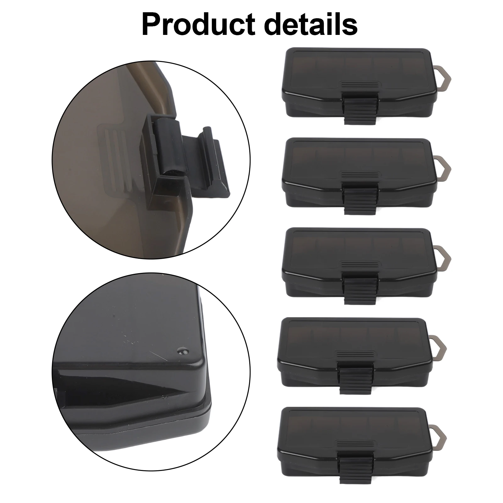 Outdoor Fishing Bait Storage Container with 5 Compartments 4 Outdoor Fishing Bait Storage Container with 5 Compartments - Image 4