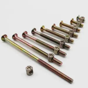 Zinc-Coated Metal Bolts and Nuts Set for Furniture 10 Sd633b793a770430c8e90a3c1dd4a33ebg