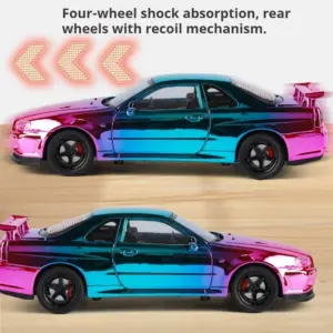 1:24 Scale Supercar Model with Sound and Light Effects 14 Sd6c3dd3e4d274c0f8848a1a990226db8w