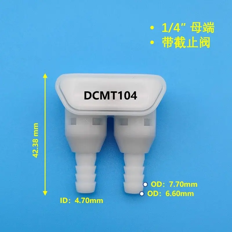 Double-Ended CPC Fluid Connector with Check Valve 6 Double-Ended CPC Fluid Connector with Check Valve - Image 6