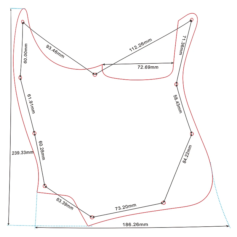 Left-Handed 5-String Jazz Bass Pickguard Vintage Yellow 6 Left-Handed 5-String Jazz Bass Pickguard Vintage Yellow - Image 6