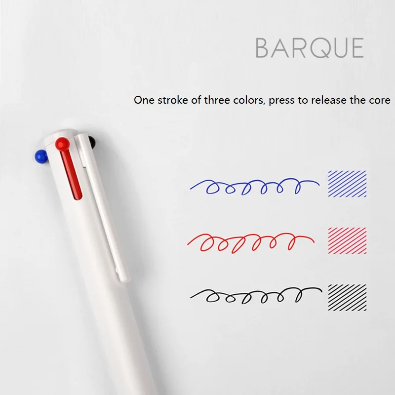 Tri-Color Ergonomic Gel Pen with 0.5mm Tip 6 Tri-Color Ergonomic Gel Pen with 0.5mm Tip - Image 6
