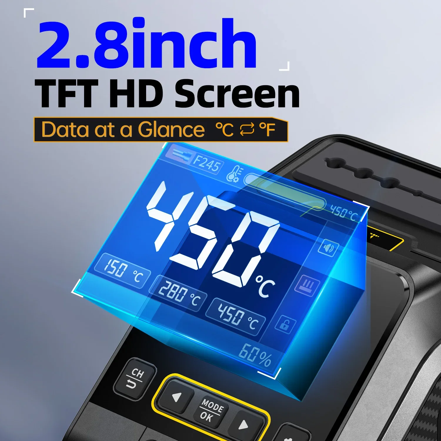 FNIRSI DWS-200 Soldering Station with 200W Power 3 FNIRSI DWS-200 Soldering Station with 200W Power - Image 3