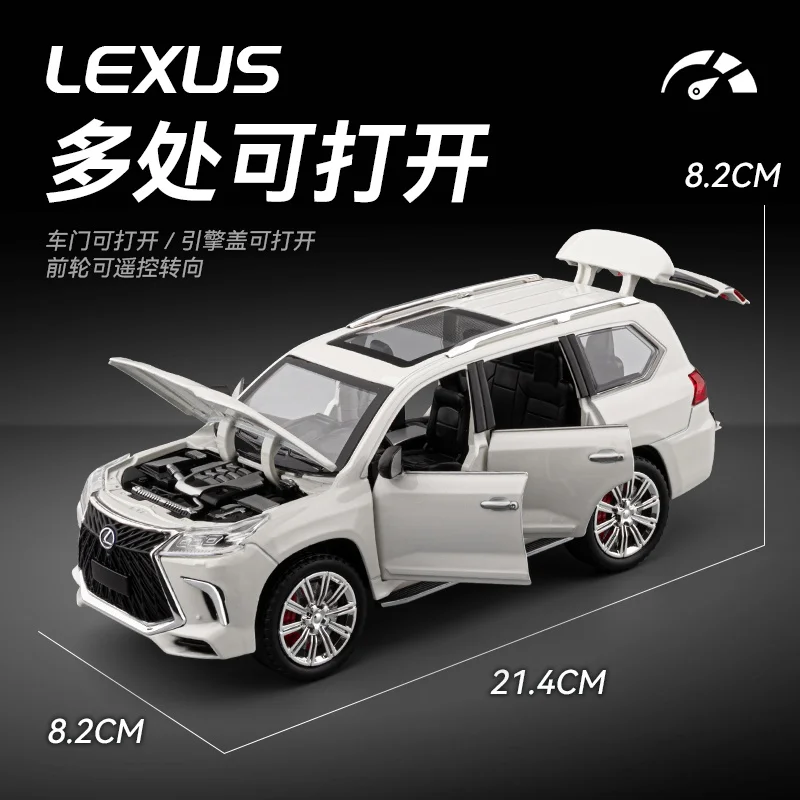 1:24 RC Lexus LX570 SUV Diecast Model 5 1:24 RC Lexus LX570 SUV Diecast Model - Image 5