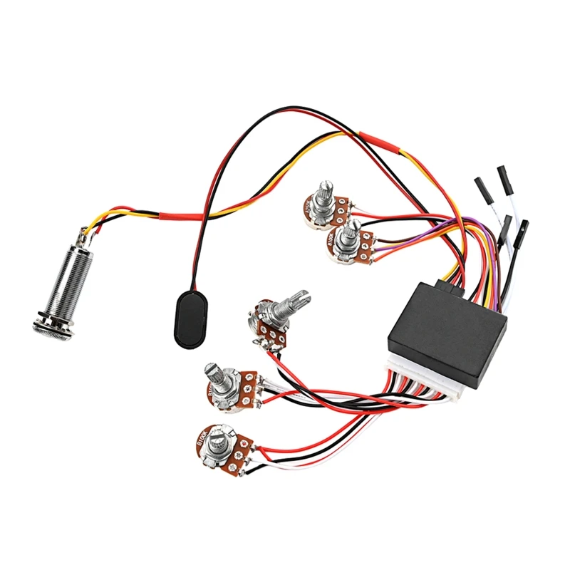Bass Pickup Wiring Harness with 3-Band EQ 6 Bass Pickup Wiring Harness with 3-Band EQ - Image 6